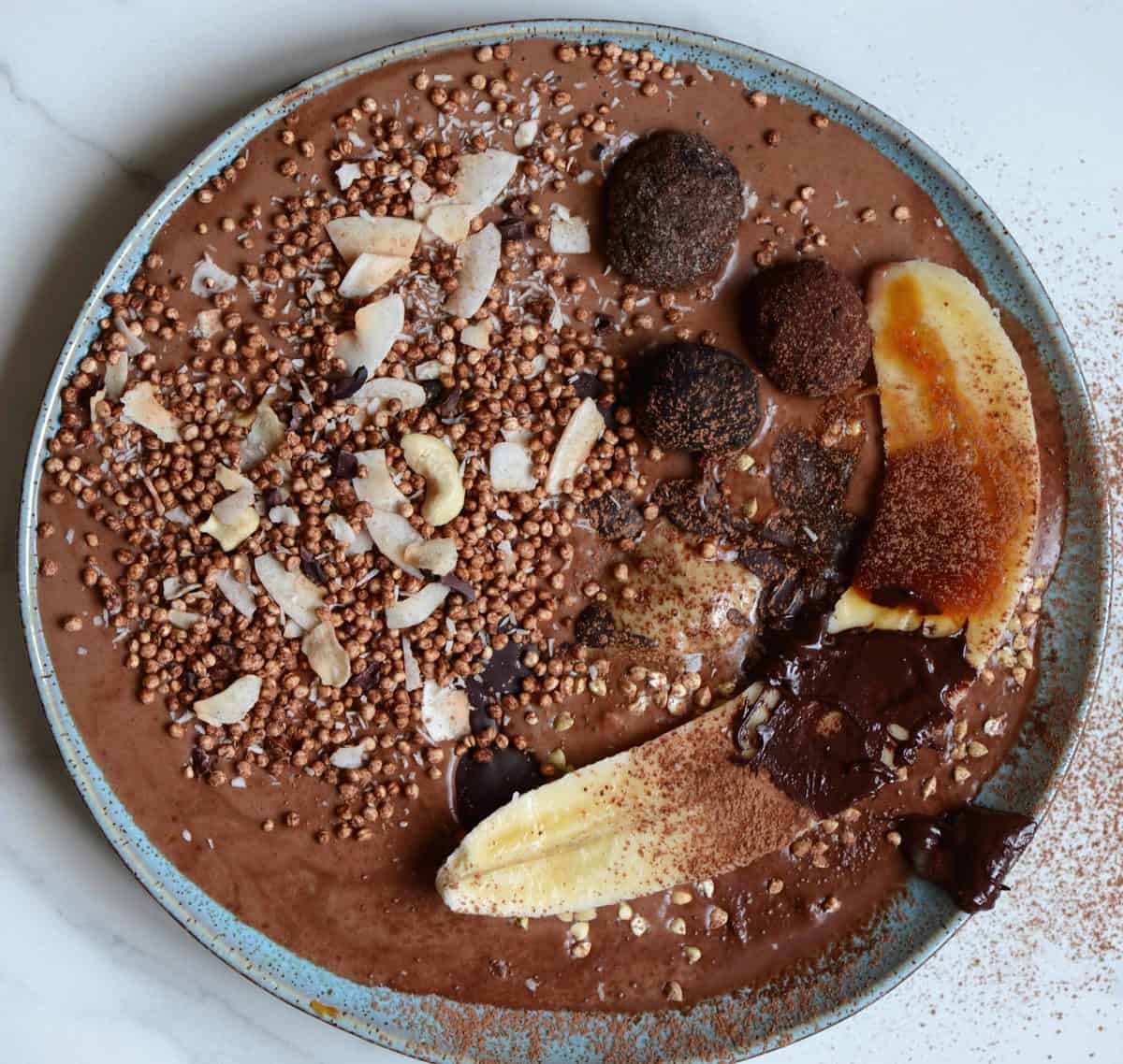 Vegan Chocolate Smoothie Bowl Recipe
