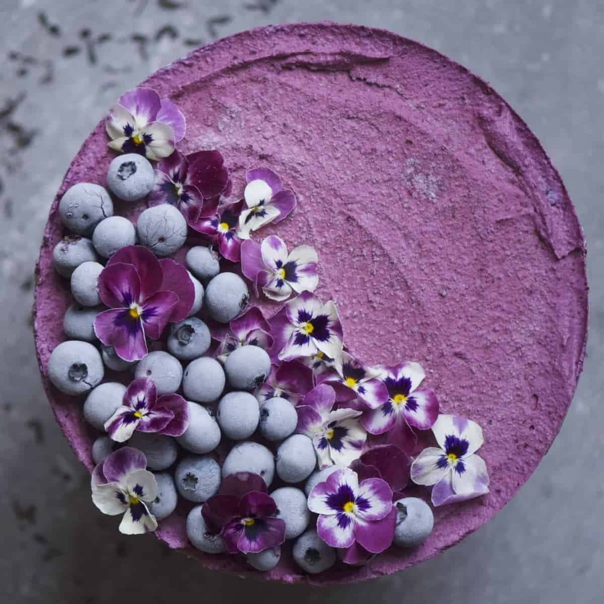 Healthy Blueberry Milkshake (Ube Blueberry Frappuccino) Alphafoodie