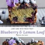 blueberry and lemon loaf