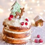 Christmas Fluffy Gingerbread Pancakes (Thick/Souffle Pancakes)