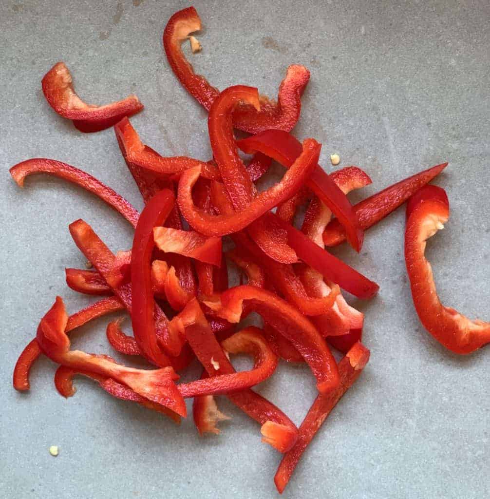 Chopped red pepper