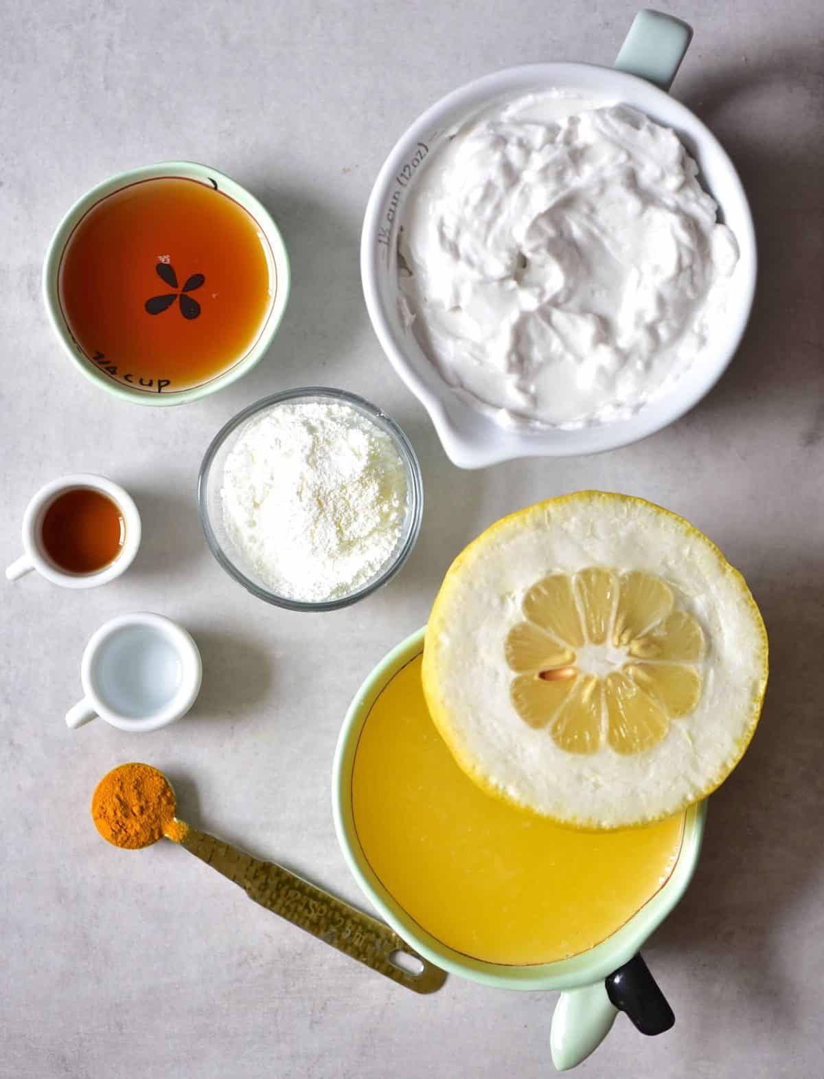 Lemon tart ingredient