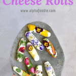 Rainbow cheese rolls