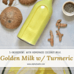 soothing 5-ingredient golden milk with turmeric
