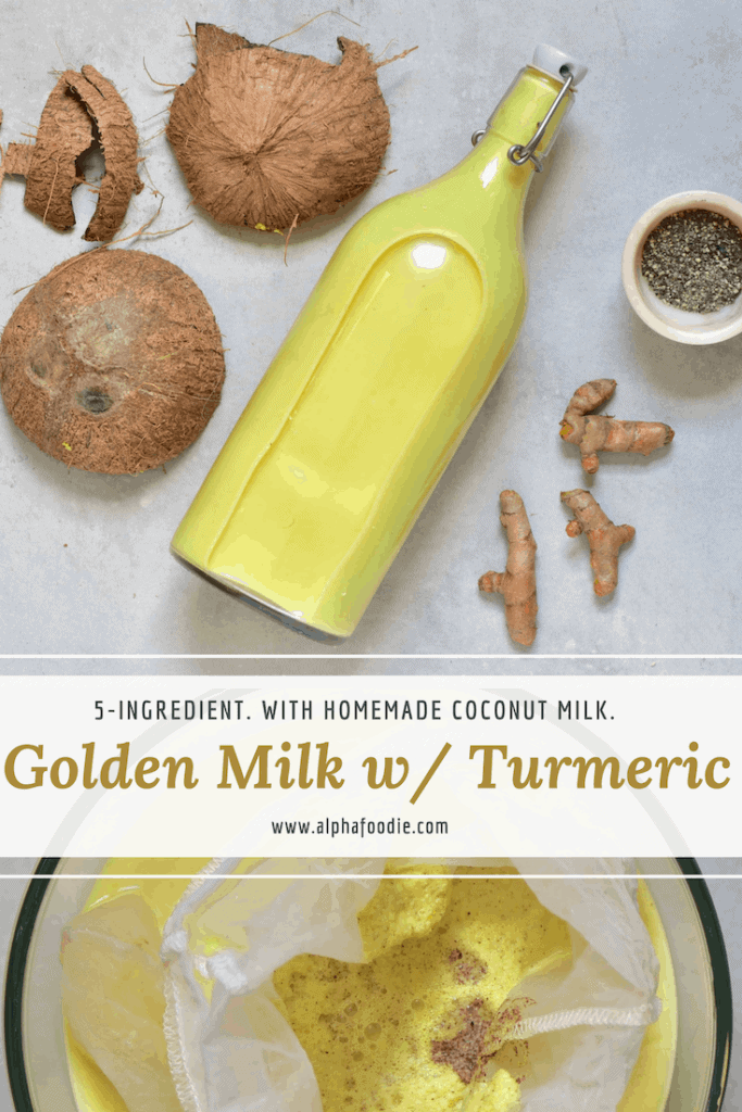 soothing 5-ingredient golden milk with turmeric