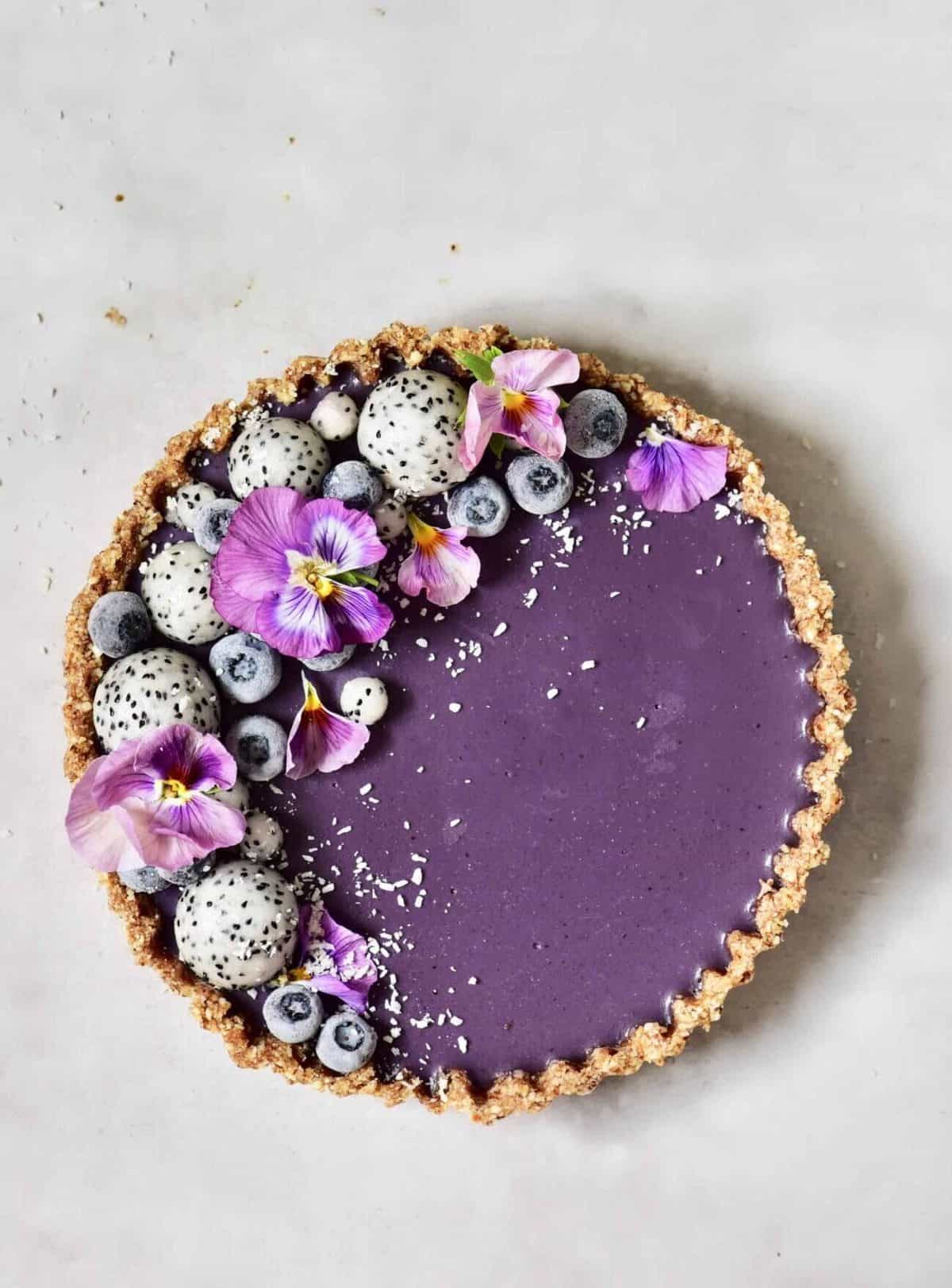 Vegan Blueberry Tart