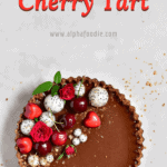 Vegan Chocolate Cherry Tart Recipe