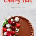 Vegan Chocolate Cherry Tart Recipe