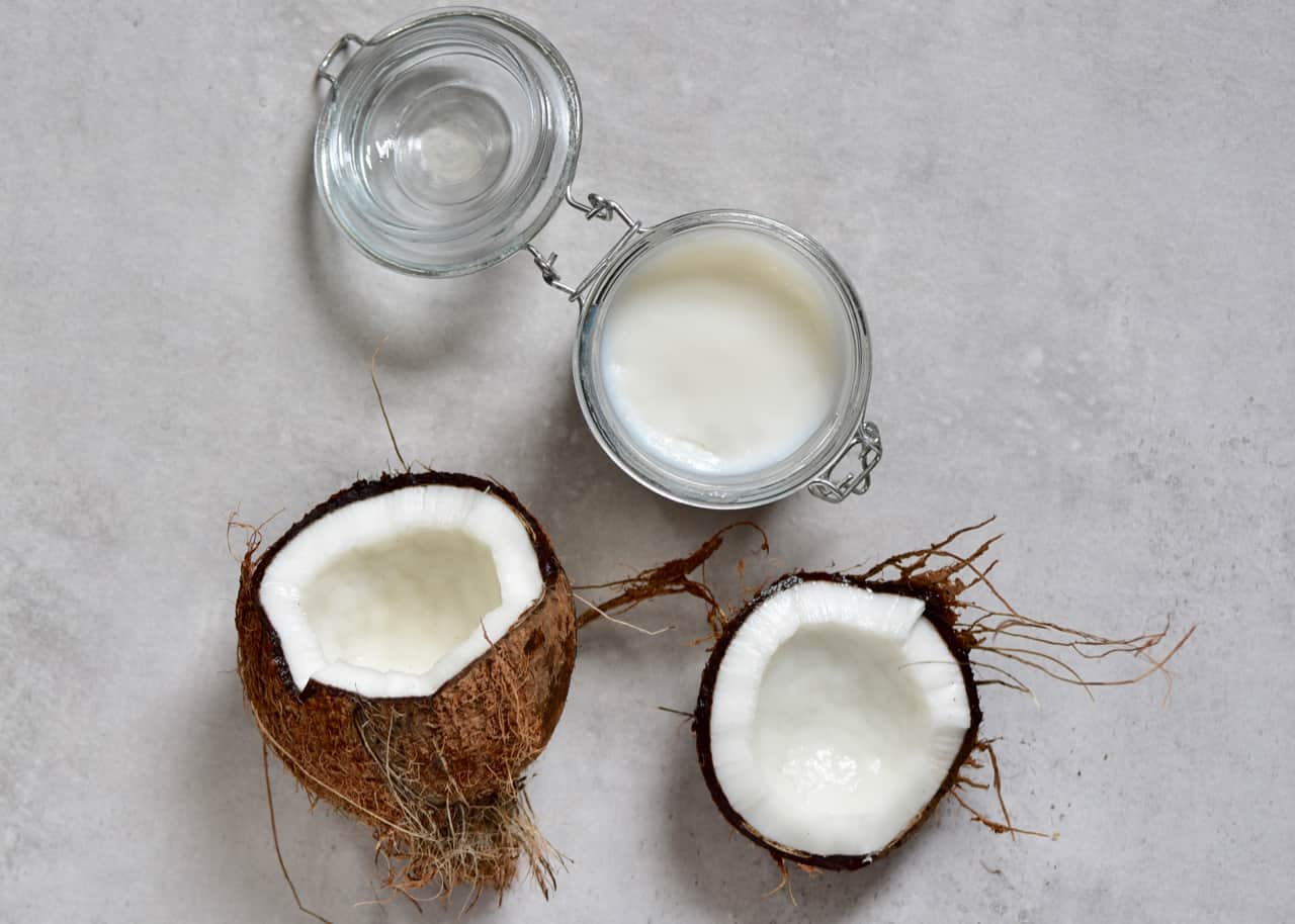 how to make virgin coconut oil at home. Homemade coconut oil from scratch.