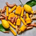 Ginger Turmeric immune-boosting energy shots ( juicer recipe). Also including the benefits of ginger and benefits of turmeric. Using just 4 ingredients and 10 minutes.