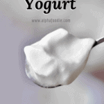 diy homemade natural yogurt with two ingredients