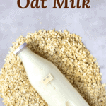How to make homemade oat milk with just a two ingredient base, that can be flavoured as a delicious dairy-free milk alternative! And, most importantly, how to make oat milk that isn't slimy! A delicious dairy-free milk alternative