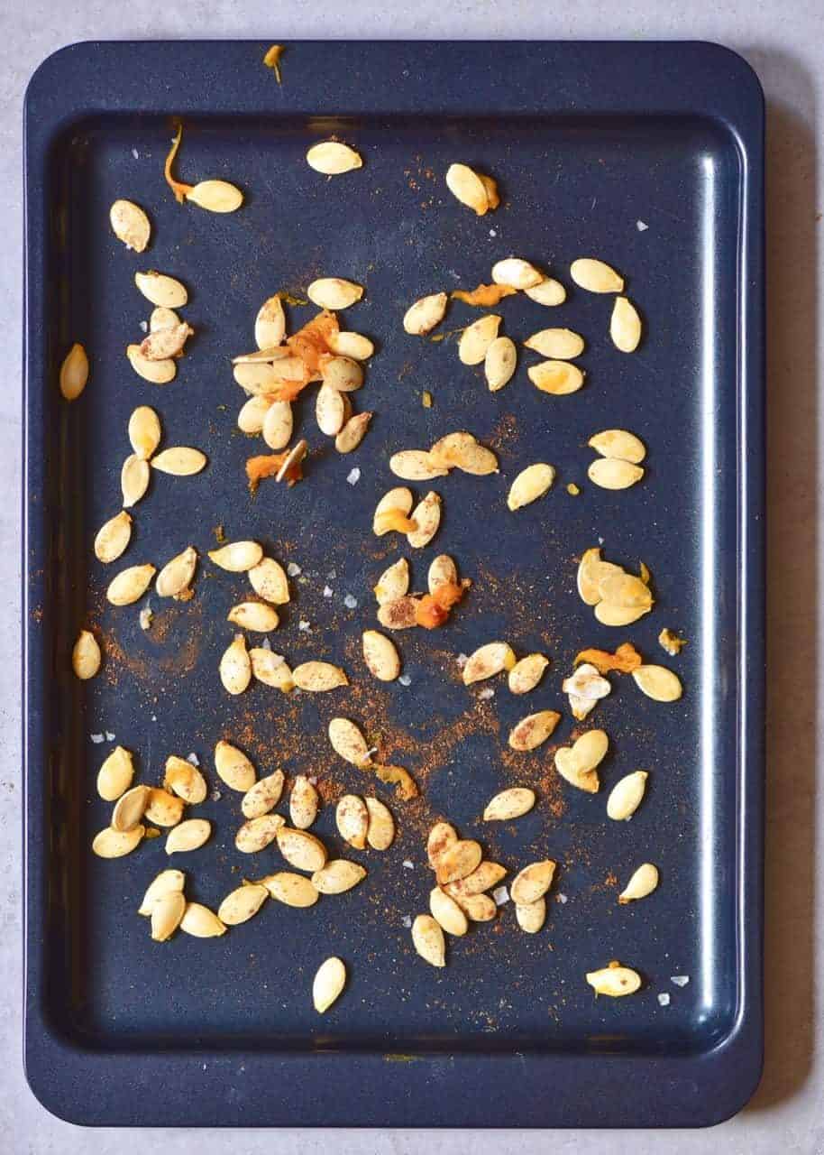 homemade baked pumpkin seeds