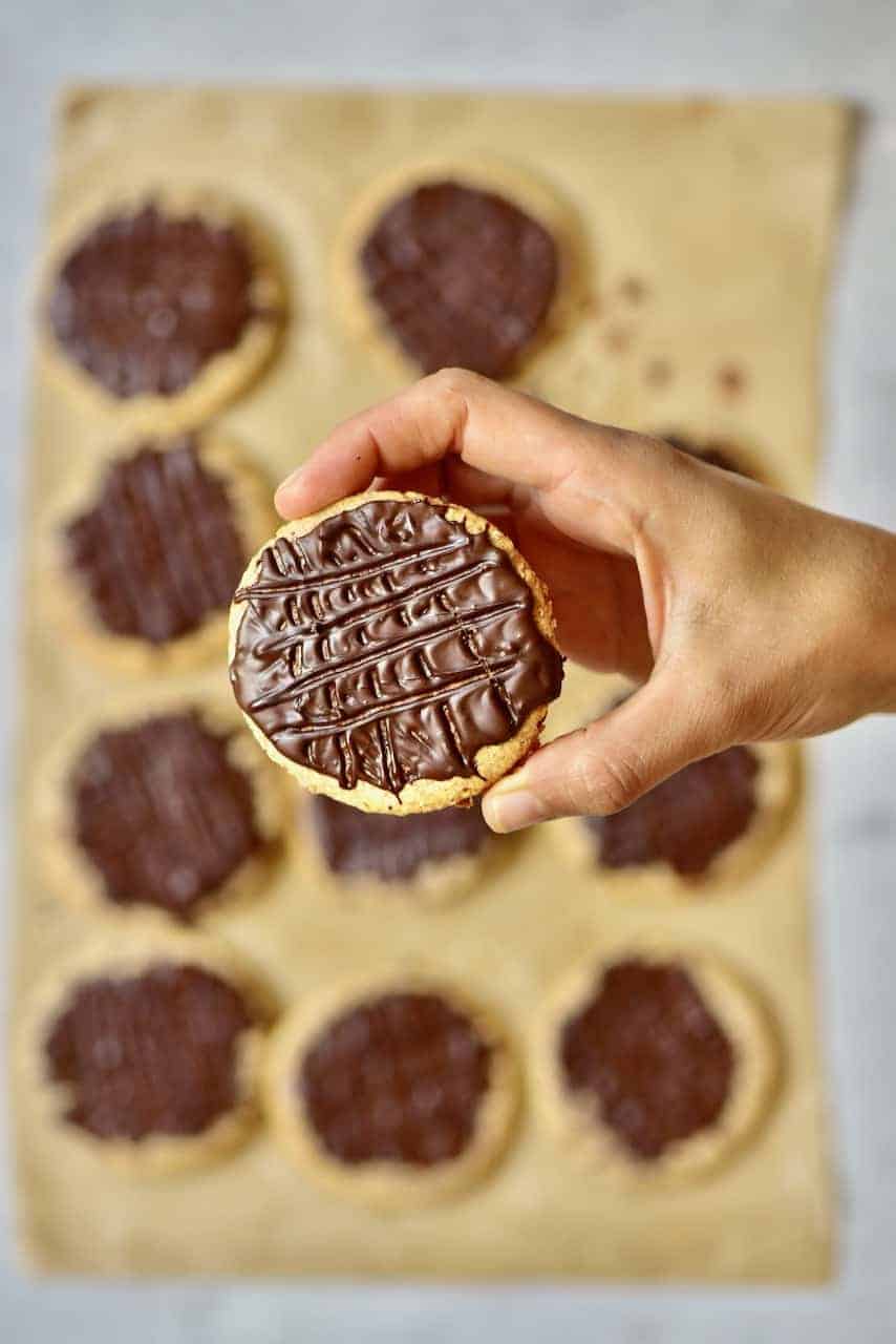 Healthy Chocolate Digestive Biscuits Recipe (Oat Cookies) Alphafoodie