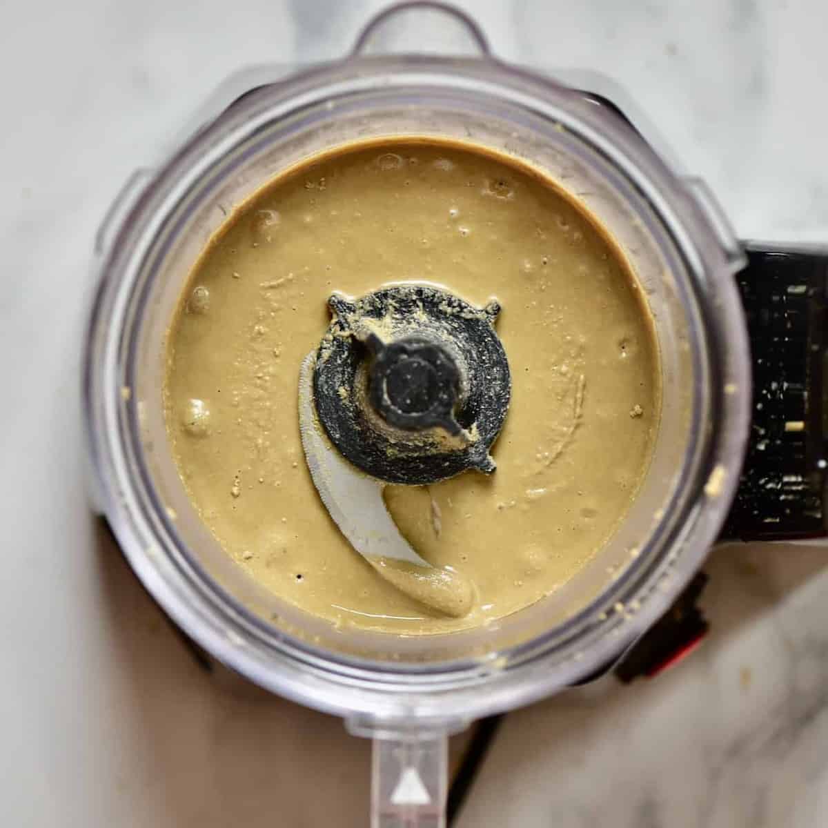 smooth blended sunflower butter in a food processor.