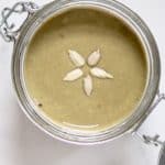 A delicious one ingredient sunflower seed butter recipe (sunbutter). Plus the health benefits of sunflower seeds, flavoured sunflower seed butter options and sunflower seed butter uses & recipes!