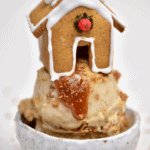 Gingerbread Ice Cream with Gingerbread Cookies
