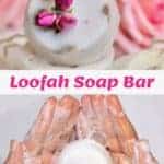 A simple DIY for how to make soap at home with various ingredients and additives, using a melt & pour base recipe. Plus two simple DIY soap recipes including moisturising coconut milk and rose loofah soap and a rose-infused clear soap spheres recipe.