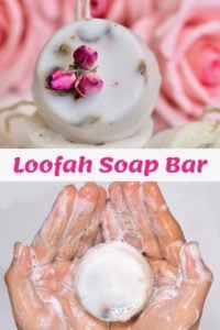 A simple DIY for how to make soap at home with various ingredients and additives, using a melt & pour base recipe. Plus two simple DIY soap recipes including moisturising coconut milk and rose loofah soap and a rose-infused clear soap spheres recipe.