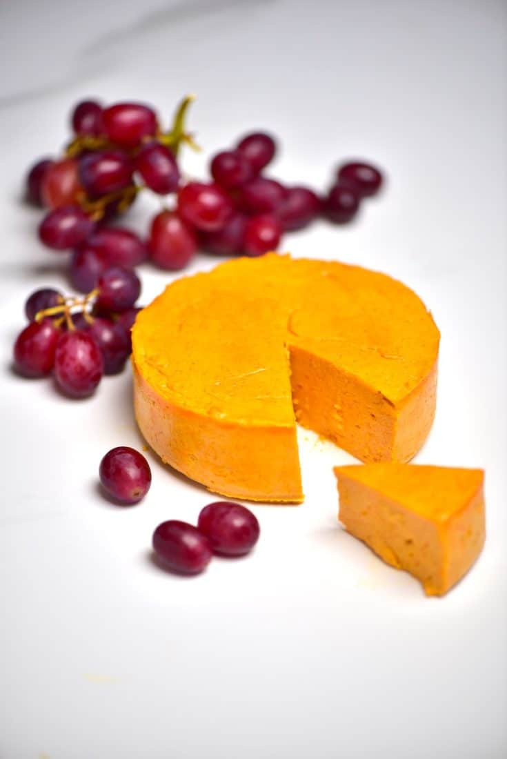 Simple Smoky Vegan Cheddar Cheese (wonderfully melty!) Alphafoodie