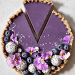 This healthy, refined sugar-free, no-bake vegan Earl Grey blueberry Tart with an almond/coconut base is a delicious addition to any afternoon tea or to impress guests this Summer!