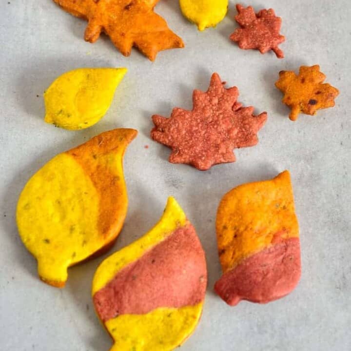Autumn Leaves Healthy Colourful Crackers