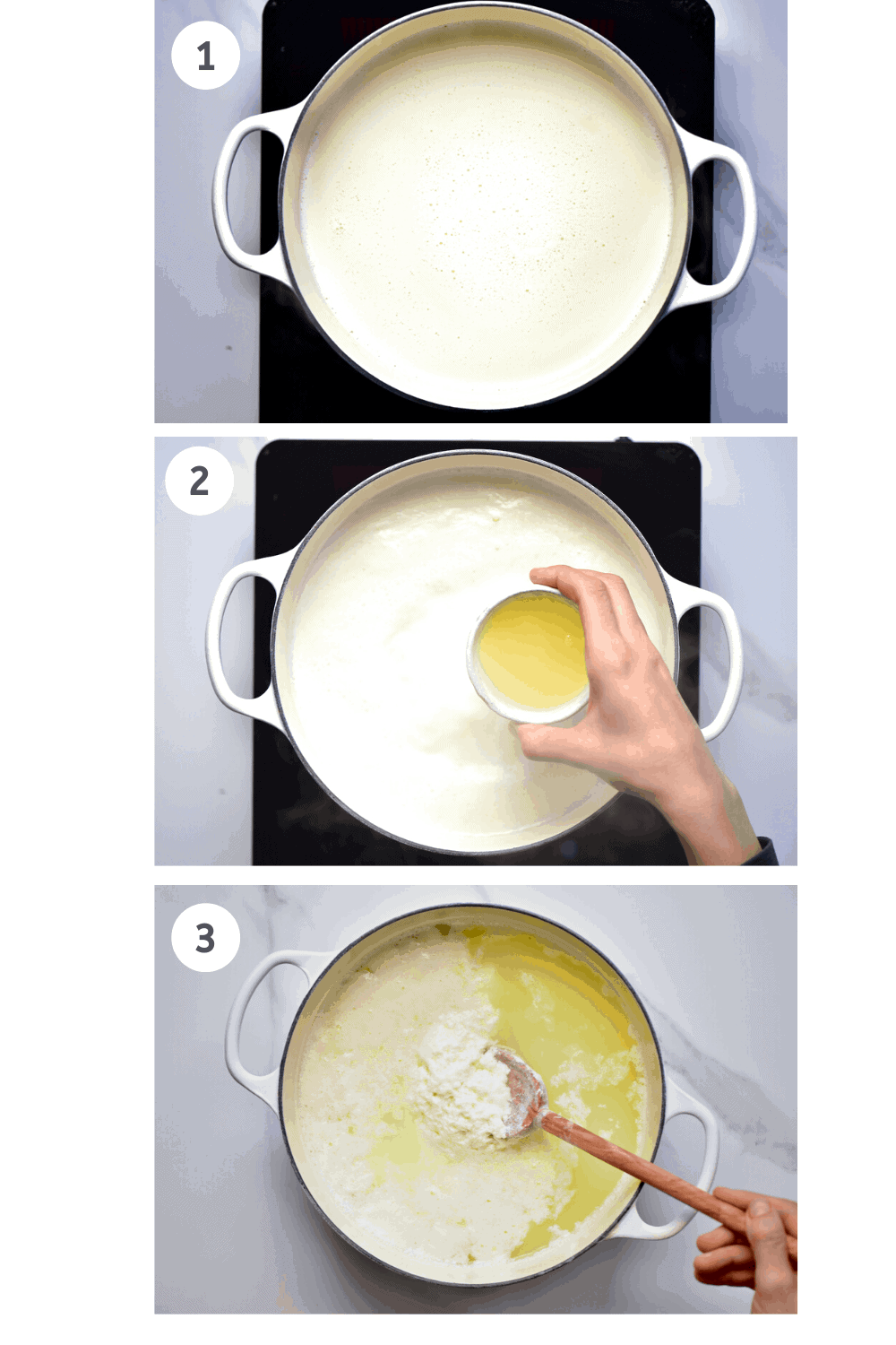 how to make paneer at home. curdling milk
