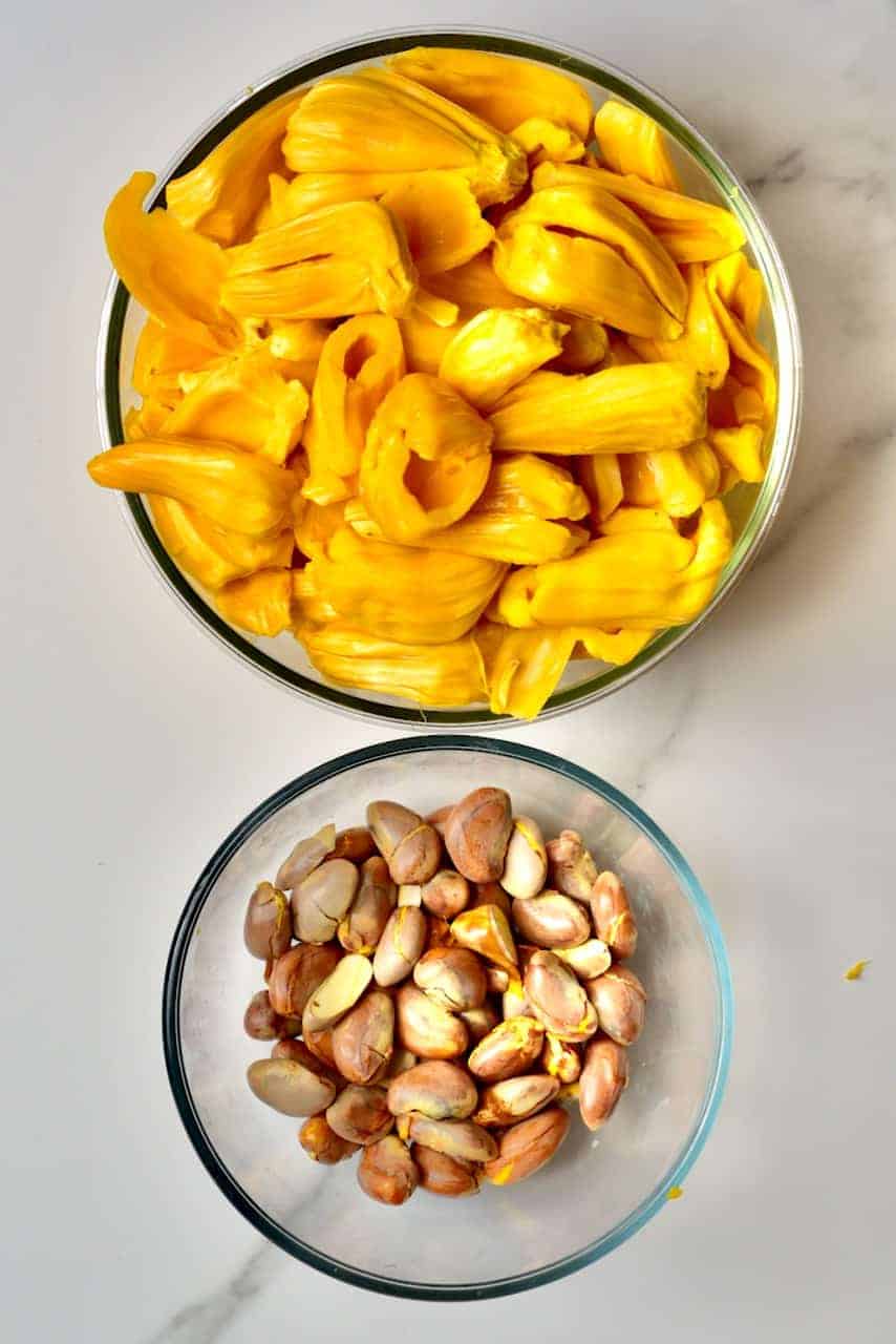 Fruit and seeds of jackfruit