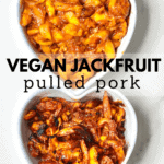 Grilled PULLED JACKFRUIT and ungrilled version
