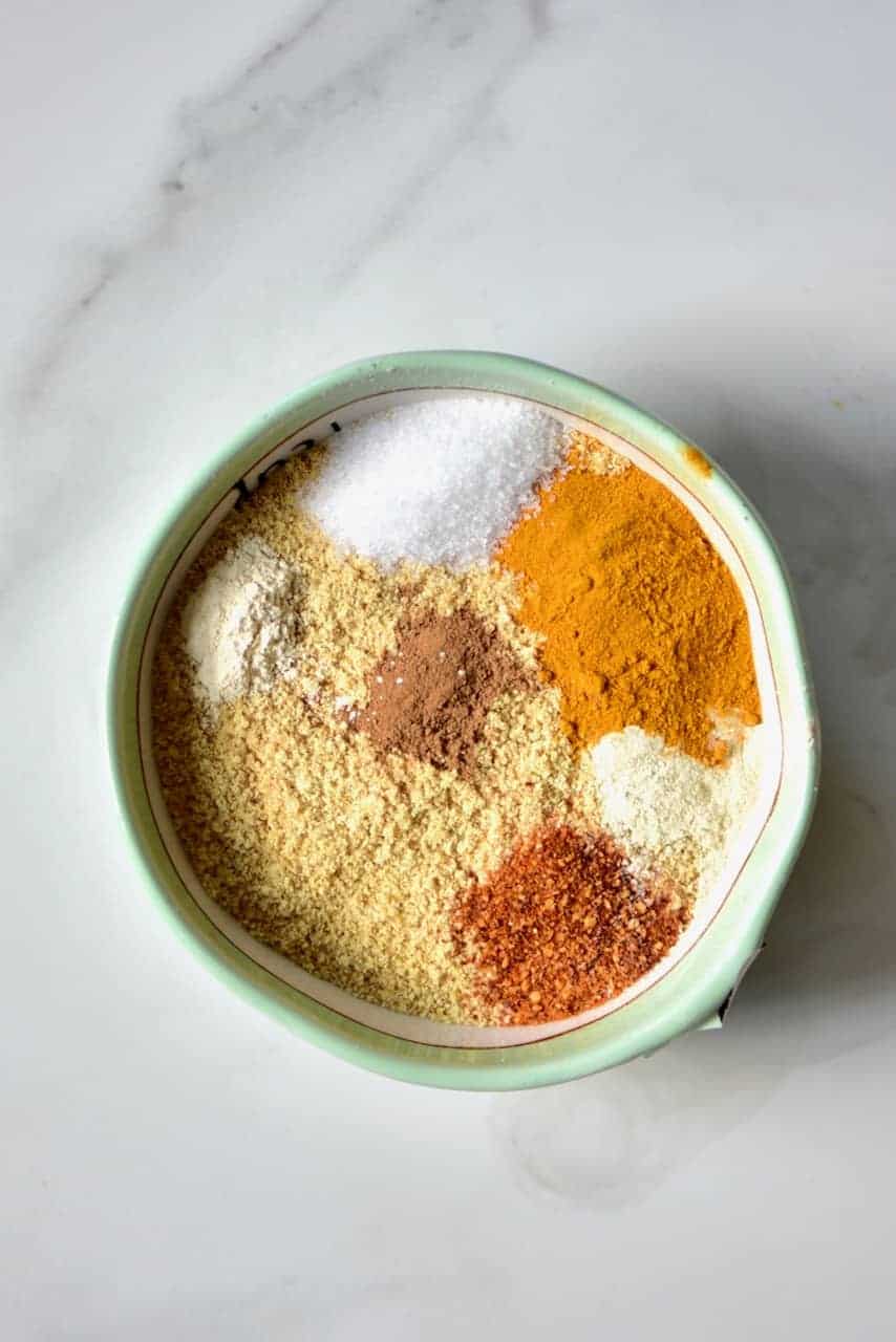 blend of spices and seasoning to make homemade mustard