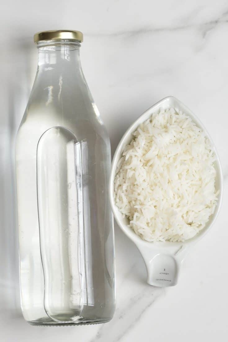 Simple Homemade Rice Milk (2 ingredients) Alphafoodie