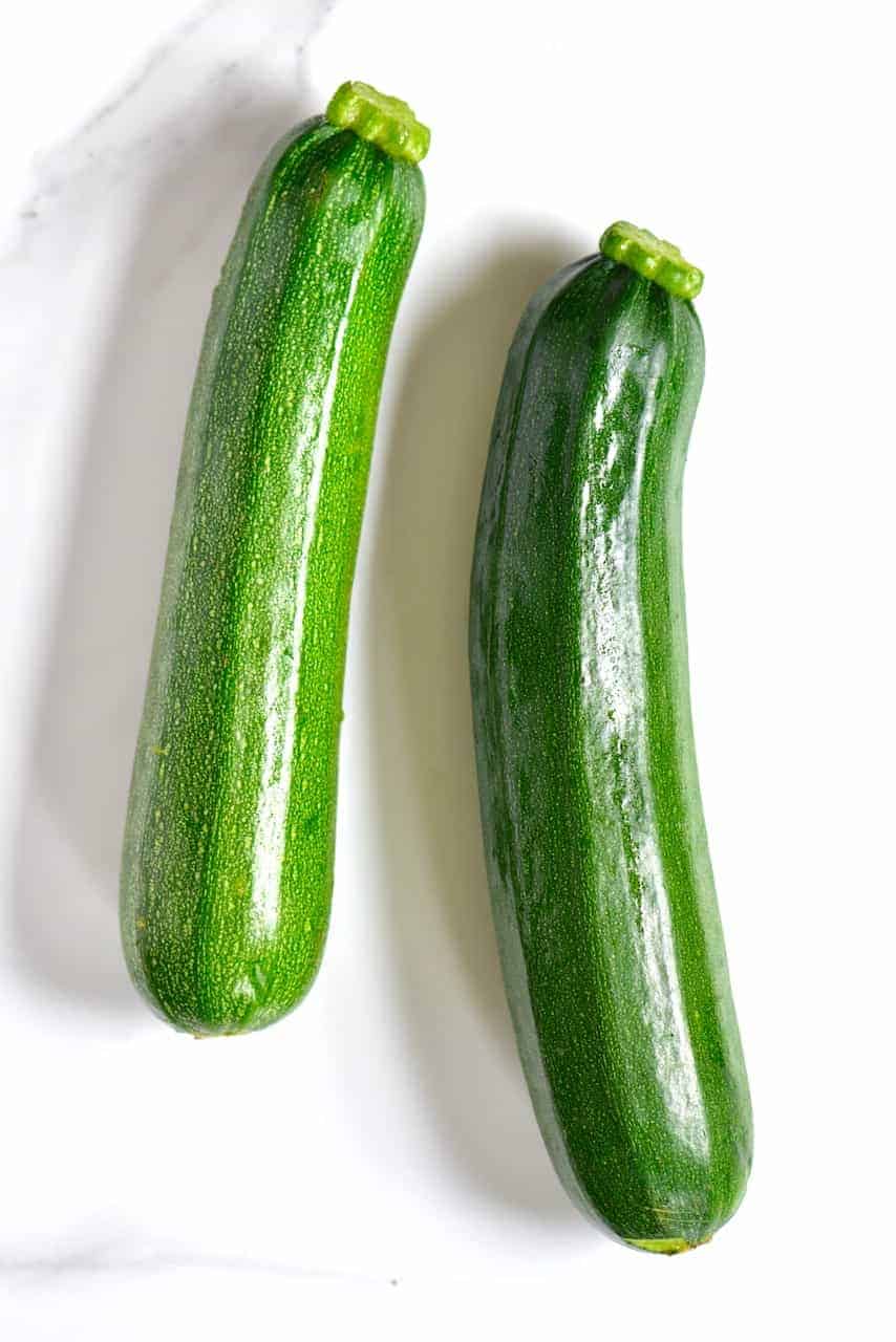 Two zucchinis