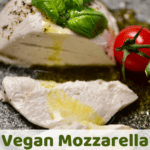A simple stretchy, gooey and delicious vegan mozzarella recipe. Perfect for pizzas, pasta dishes, salads and more.