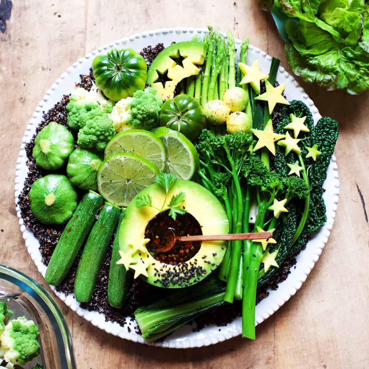 Broccoli avocado salad - immune boosting food salad