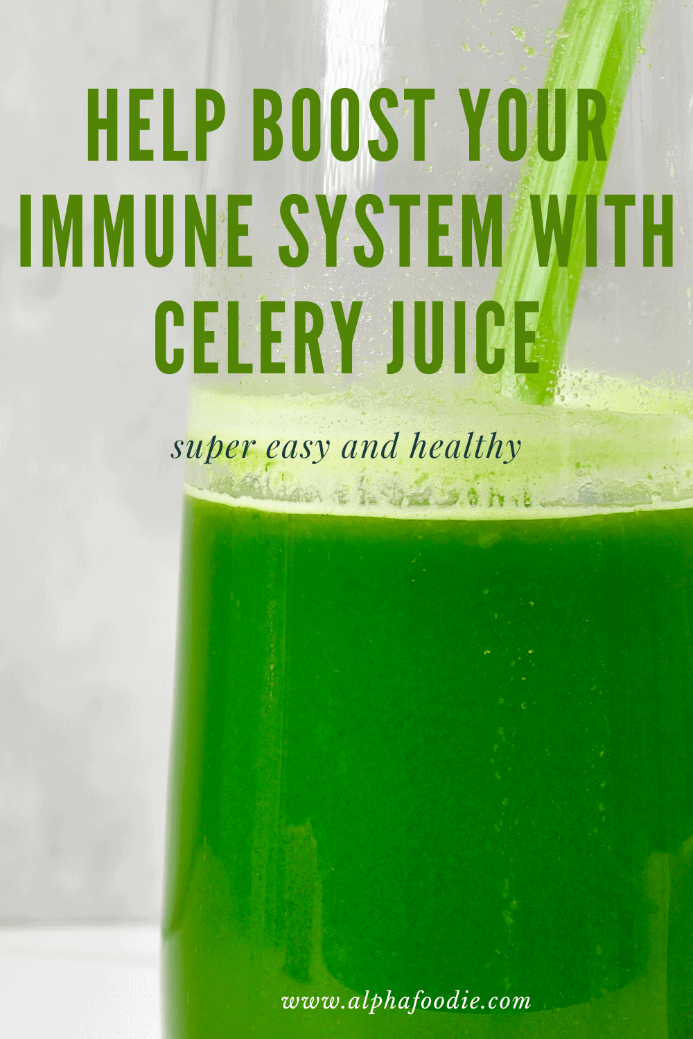 Green Detox Celery Juice Blend Alphafoodie