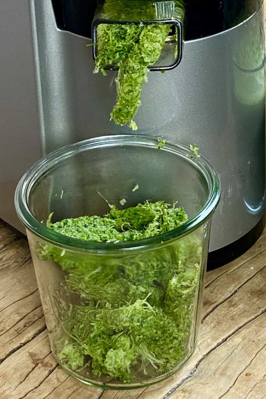 Celery leftover from juicing