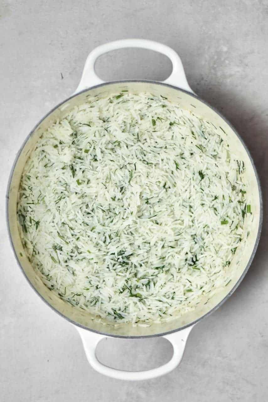 Fluffy Basmati Rice with Dill