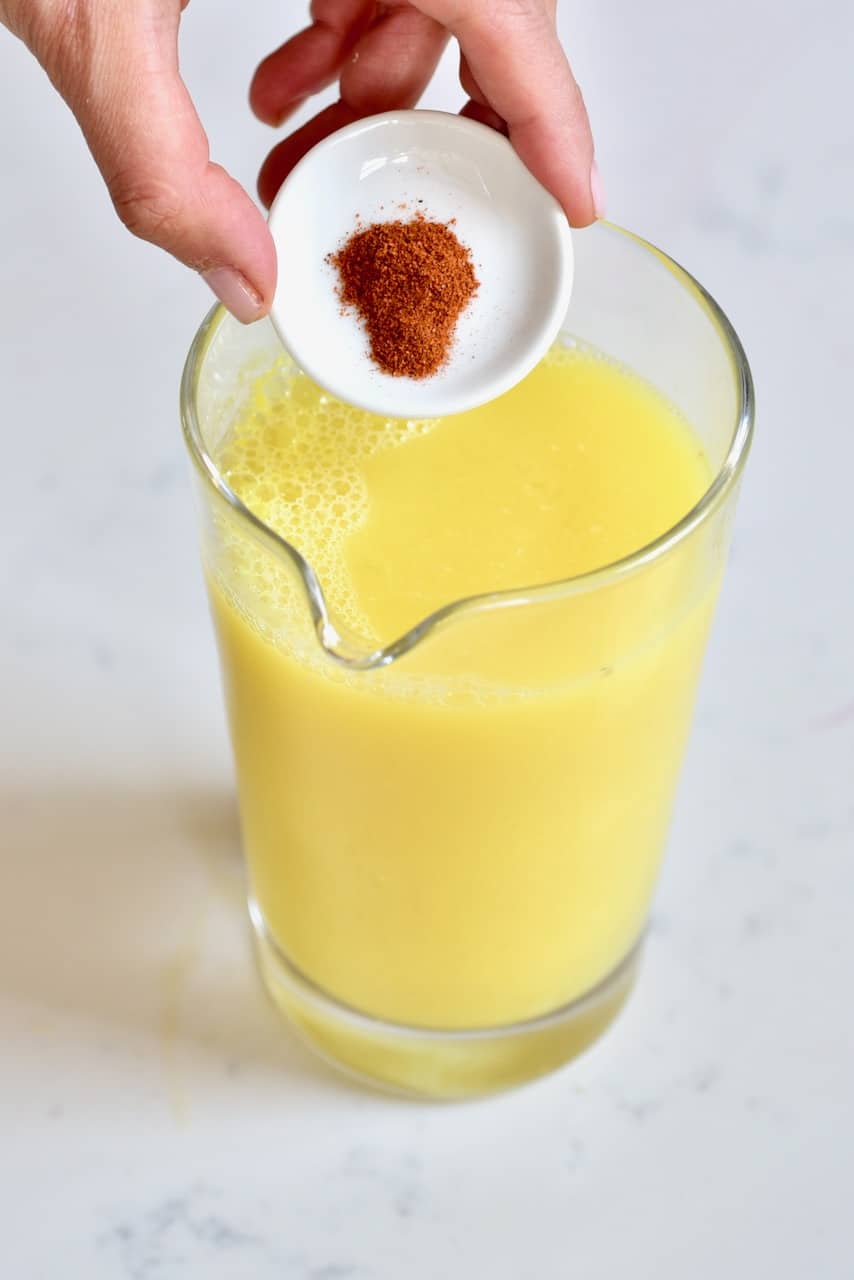 Fresh Ginger Lemon juice and cayenne pepper