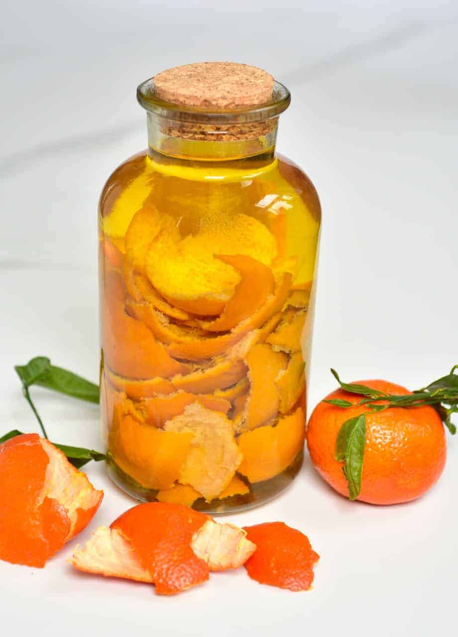 Jar with homemade Non-Toxic Natural All-Purpose Citrus Cleaner