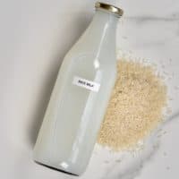 Rice milk square photo