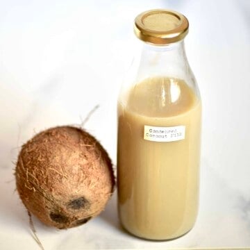 Square photo condensed coconut milk