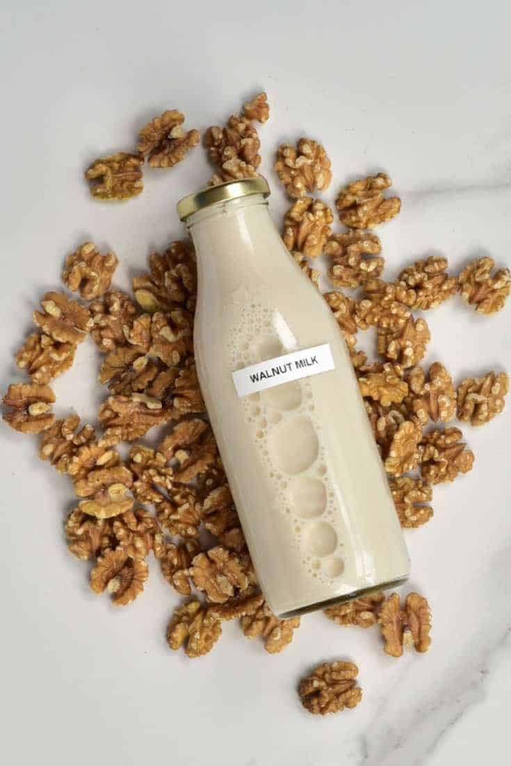 How To Make Homemade Walnut Milk Alphafoodie