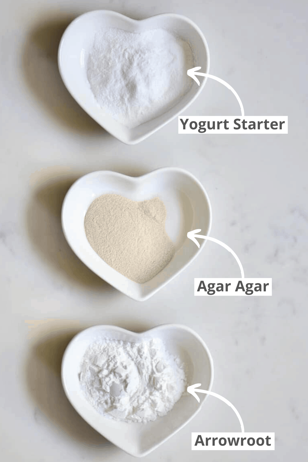 the thickening ingredients for homemade almond yogurt