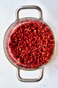 Soaking Red Kidney Beans
