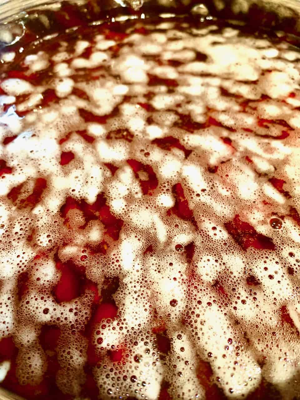 Foam forming while cooking Red Kidney Beans