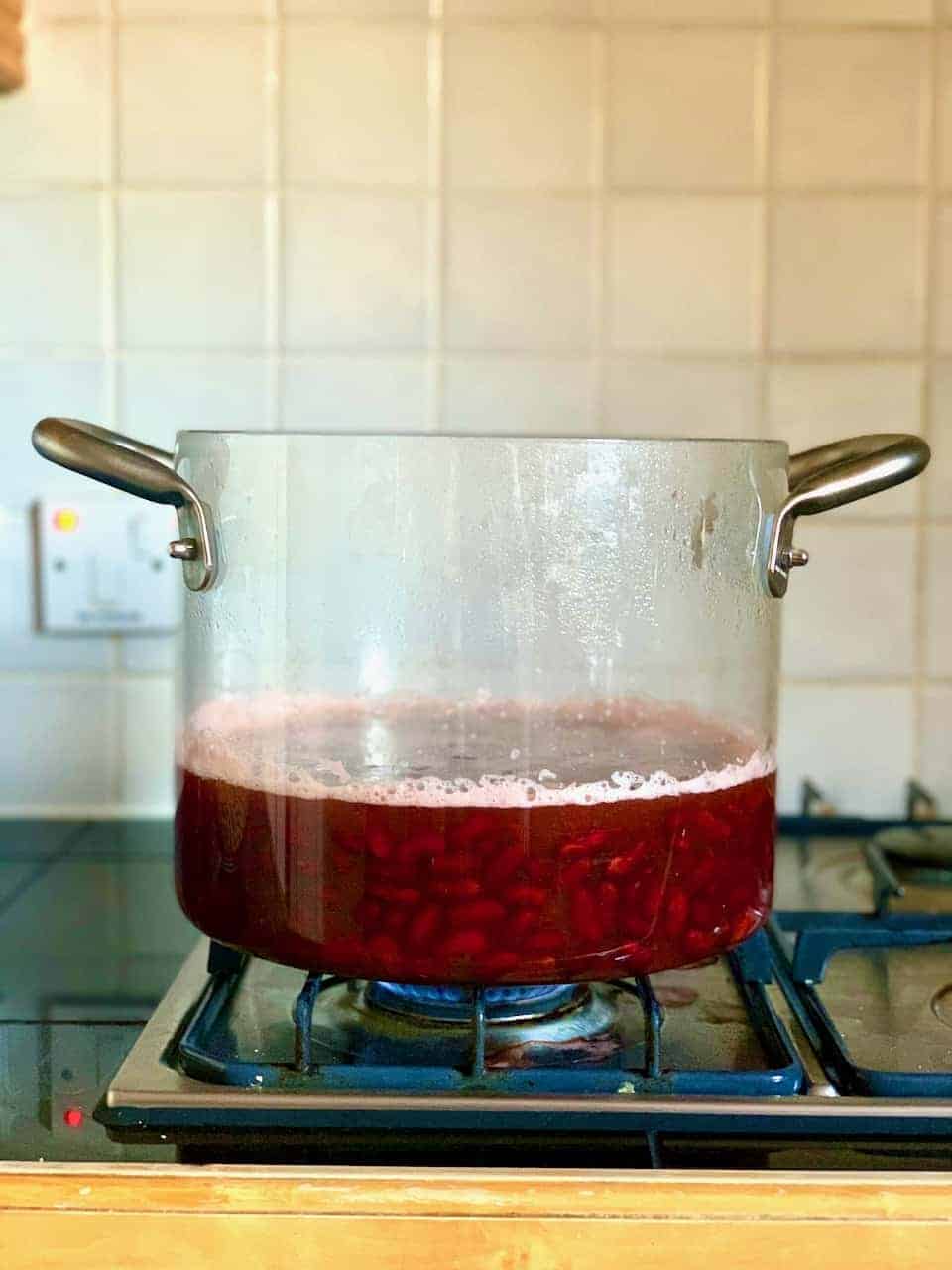 Cooking Red Kidney Beans