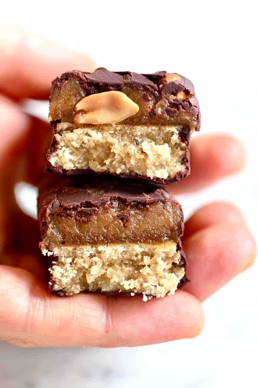 Homemade snickers