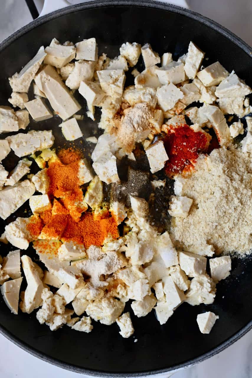 Tofu and spices