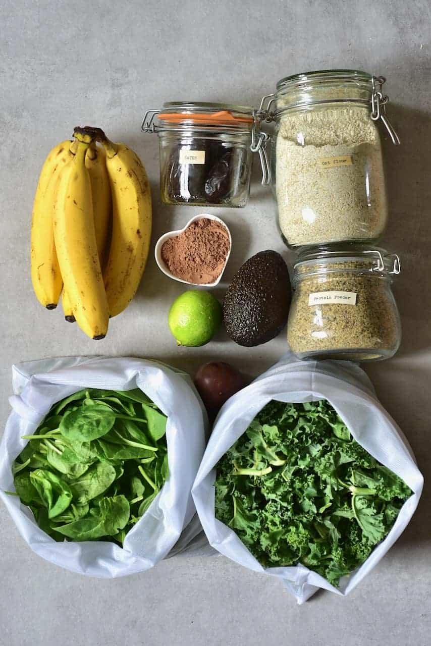 Ingredients for smoothies