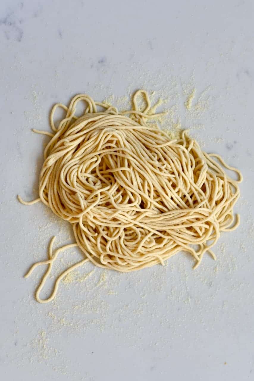Homemade Vegan Pasta Spaghetti